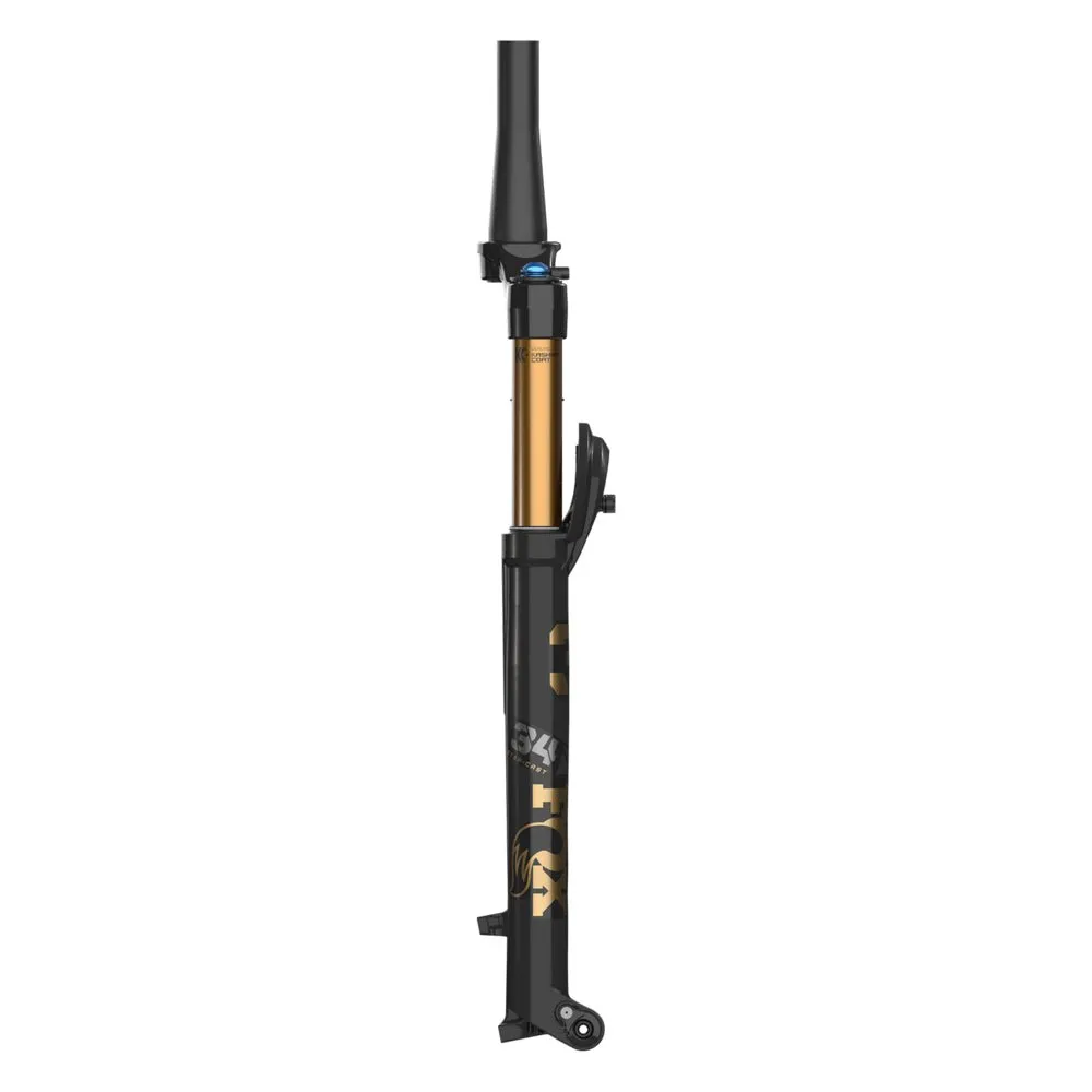 2025 Fox 34 Factory Step Cast Fork - Kashima - 29"- Shiny Black - 120mm - GRIP SL Remote