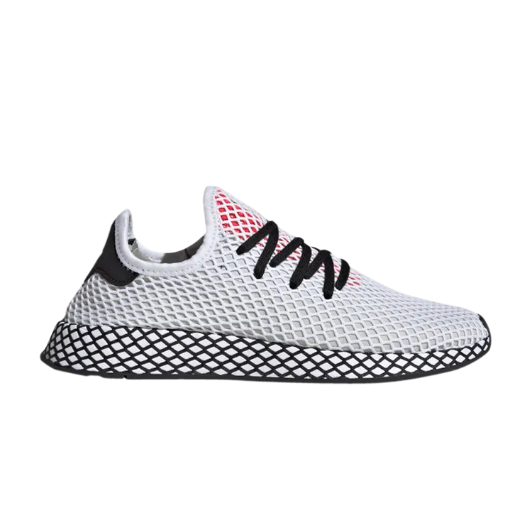 Adidas Deerupt Runner 'Cloud White Red' sneakers, white