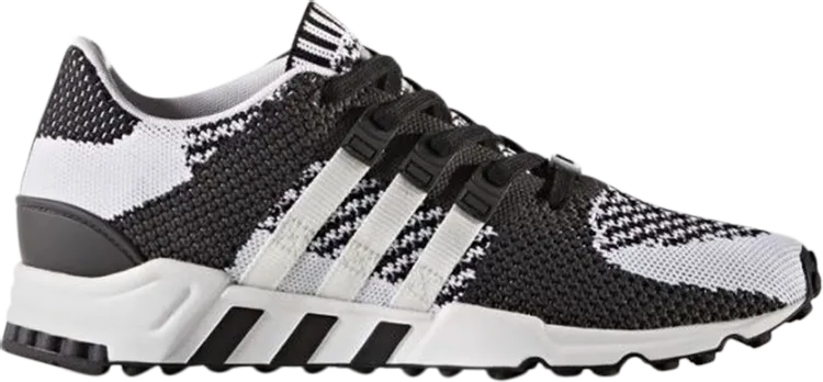 Adidas EQT Support RF Primeknit 'Zebra' Sneakers, Black