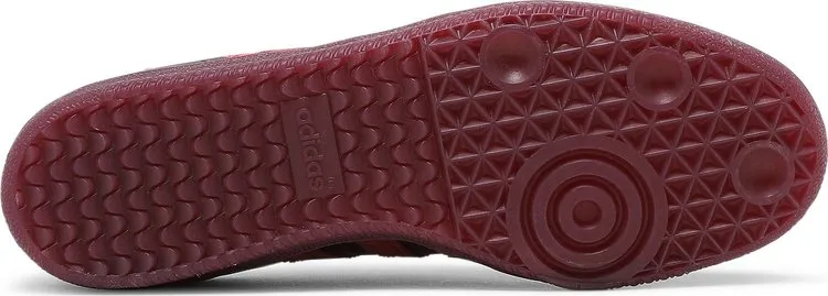 Adidas Jonah Hill x Samba 'Maroon' sneakers, red