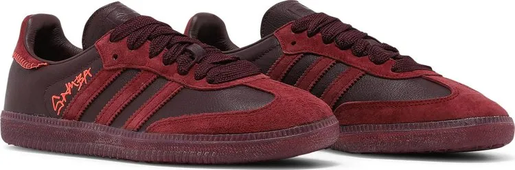 Adidas Jonah Hill x Samba 'Maroon' sneakers, red