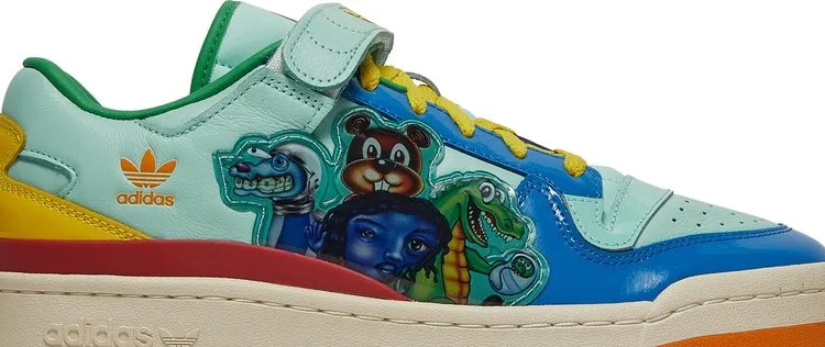 Adidas Kerwin Frost x Forum Low 'Benchmates' sneakers, green