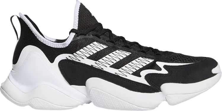 Adidas Mahomes 1 Impact FLX 'Black White' Sneakers, Black