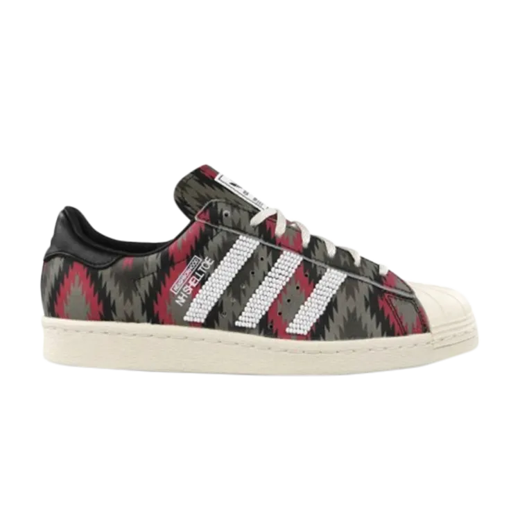 Adidas Neighborhood x Superstar 80s sneakers, multicolor