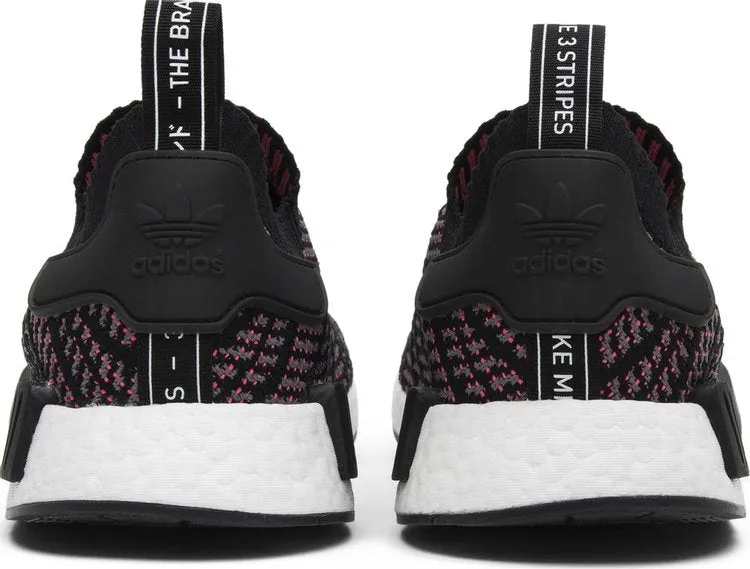 Adidas NMD_R1 STLT Primeknit 'Solar Pink' sneakers, black