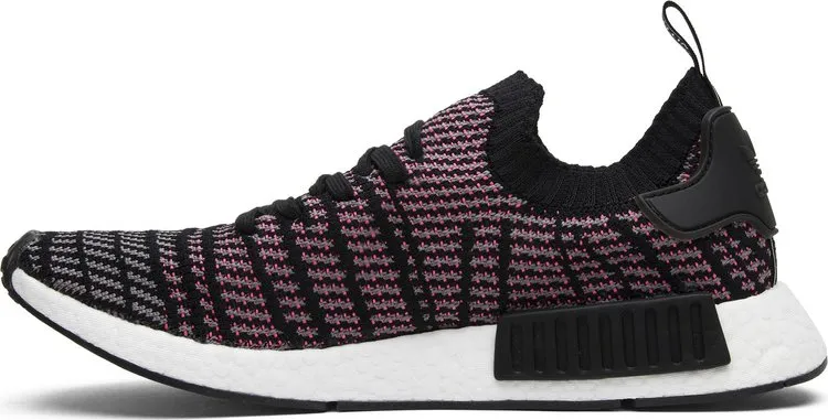 Adidas NMD_R1 STLT Primeknit 'Solar Pink' sneakers, black