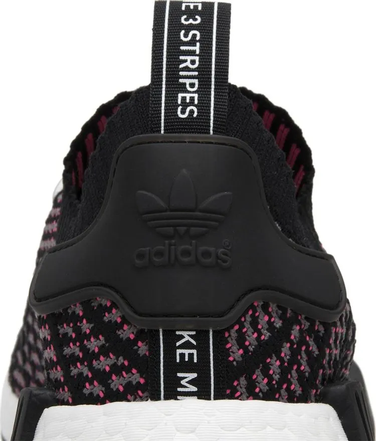 Adidas NMD_R1 STLT Primeknit 'Solar Pink' sneakers, black