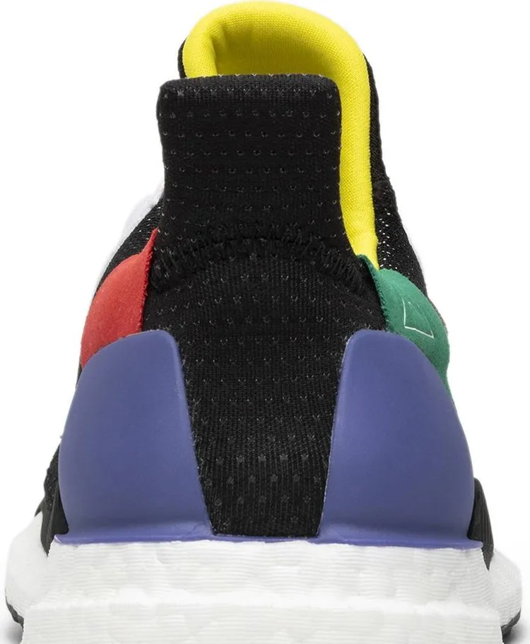 Adidas Pharrell x Wmns Solar Hu Glide 'Black' Sneakers, Black
