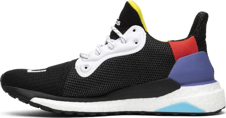 Adidas Pharrell x Wmns Solar Hu Glide 'Black' Sneakers, Black