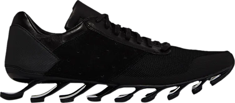 Adidas Rick Owens x Springblade Low 'Triple Black' sneakers, black