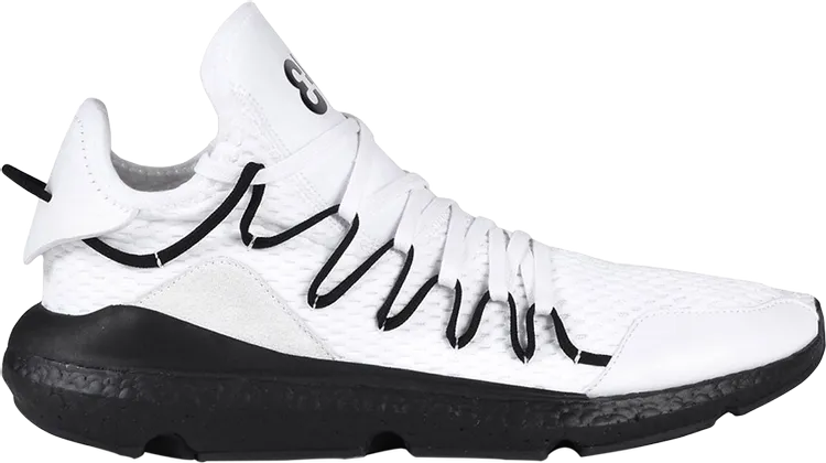 Adidas Y-3 Kusari 'White Black' sneakers, black