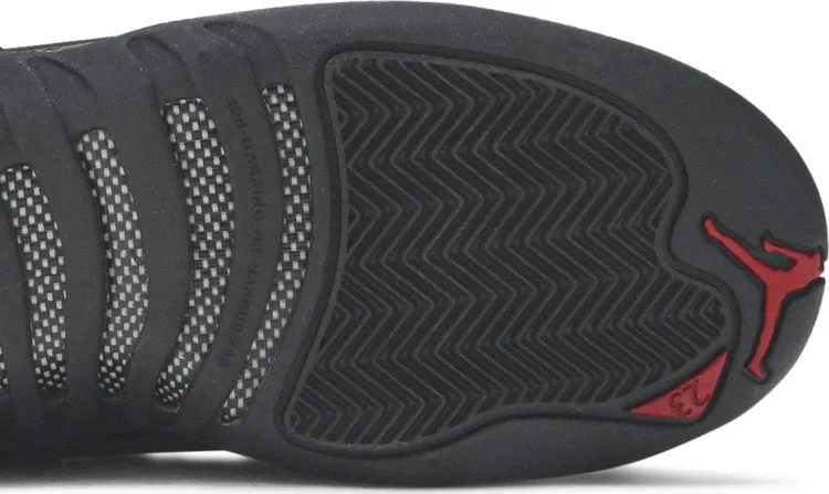 Air Jordan 12 Retro GS Reverse Flu Game Sneakers, Red