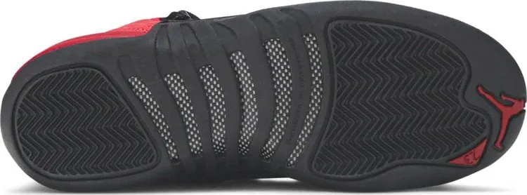 Air Jordan 12 Retro GS Reverse Flu Game Sneakers, Red
