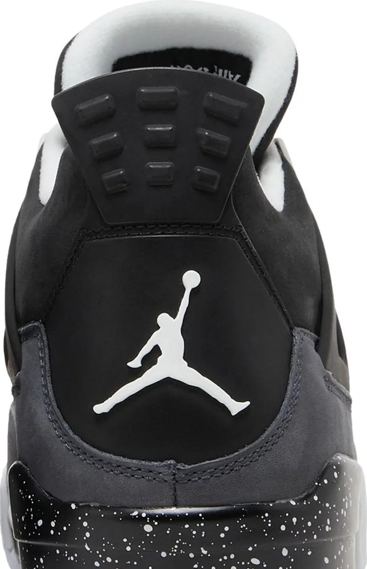 Air Jordan 4 Retro Fear Sneakers, Black