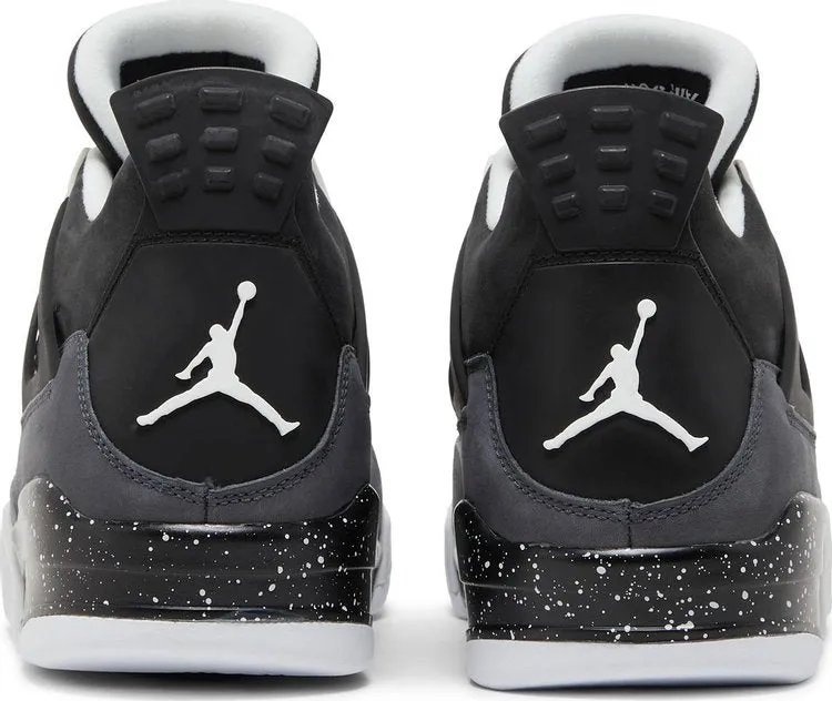 Air Jordan 4 Retro Fear Sneakers, Black