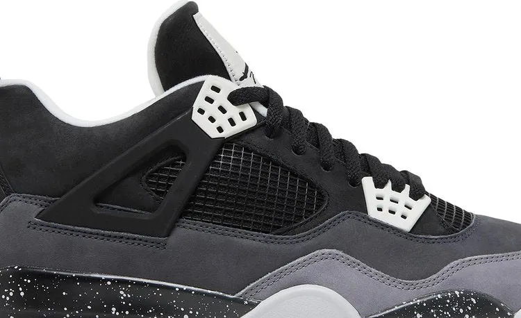Air Jordan 4 Retro Fear Sneakers, Black
