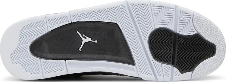 Air Jordan 4 Retro Fear Sneakers, Black