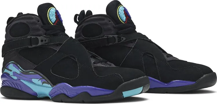 Air Jordan 8 Retro Aqua 2007 sneakers, black