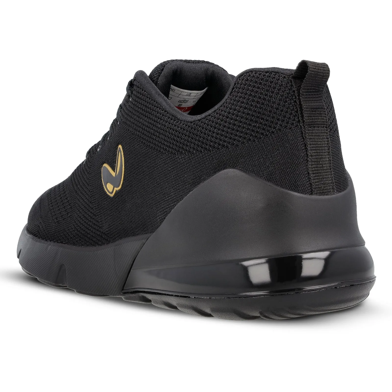 ALPHA-GO Men's Lace-up Sports Shoe - XS9751 Black Gold