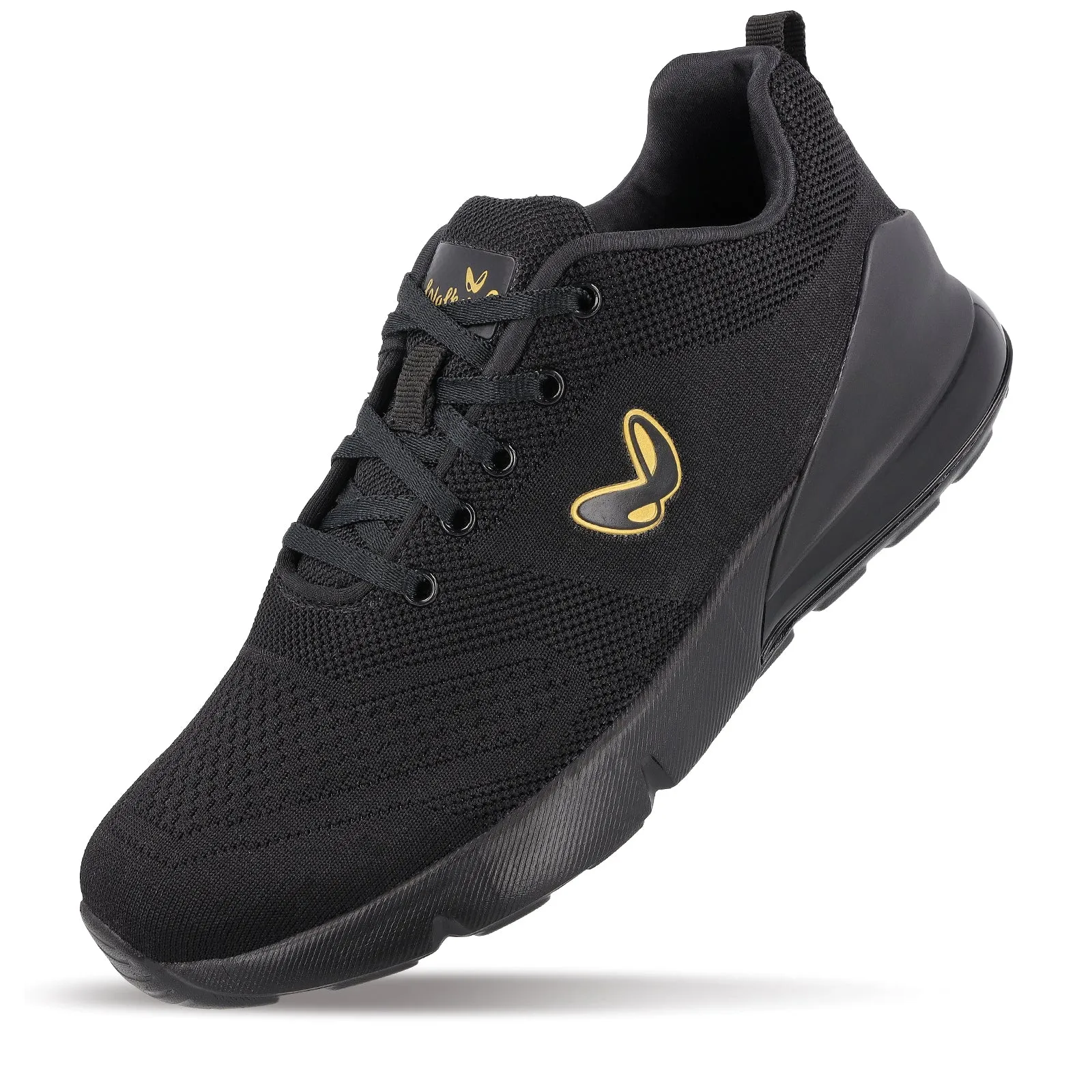 ALPHA-GO Men's Lace-up Sports Shoe - XS9751 Black Gold