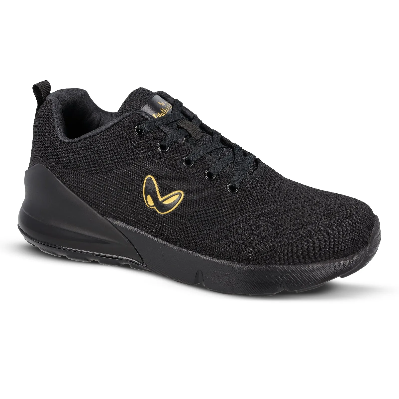 ALPHA-GO Men's Lace-up Sports Shoe - XS9751 Black Gold