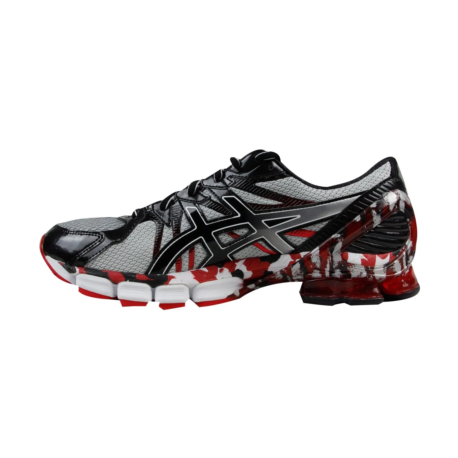 Asics Gel Sendai 3 T643N-9099 Mens Black Mesh Lace Up Athletic Running Shoes