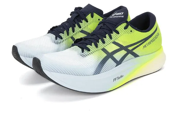 Asics Metaspeed Edge  'Hazard Green' sneakers, blue