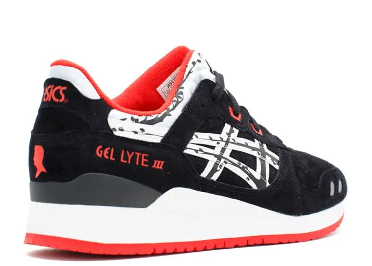 ASICS TITOLO X GEL LYTE 3 'PAPERCUT' sneakers, black