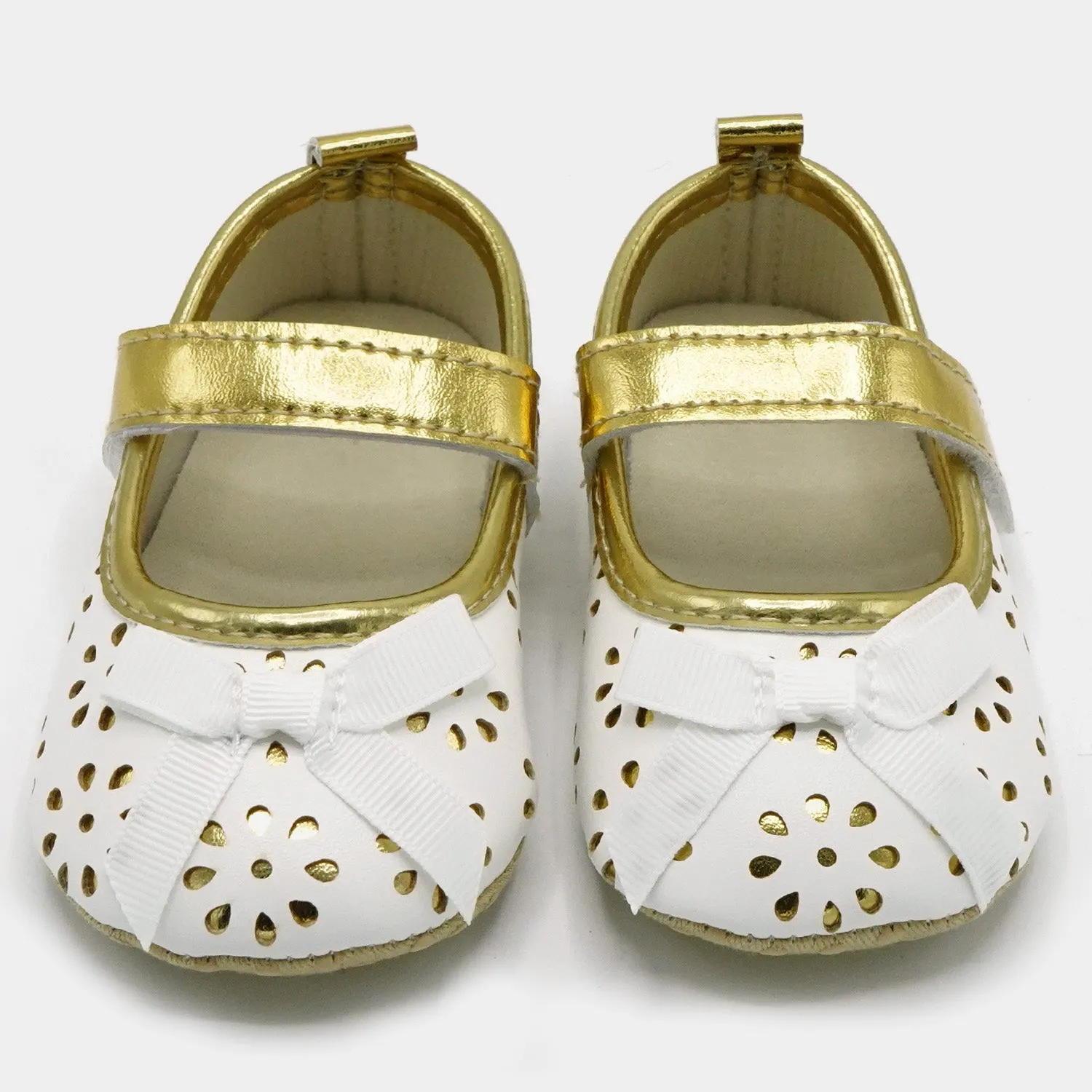 Baby Girl Shoes B235-White
