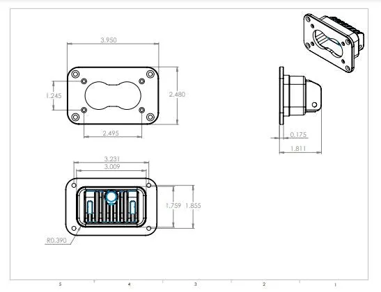 Baja Designs S2 Sport LED Light Flush Reverse Kit (Pair)