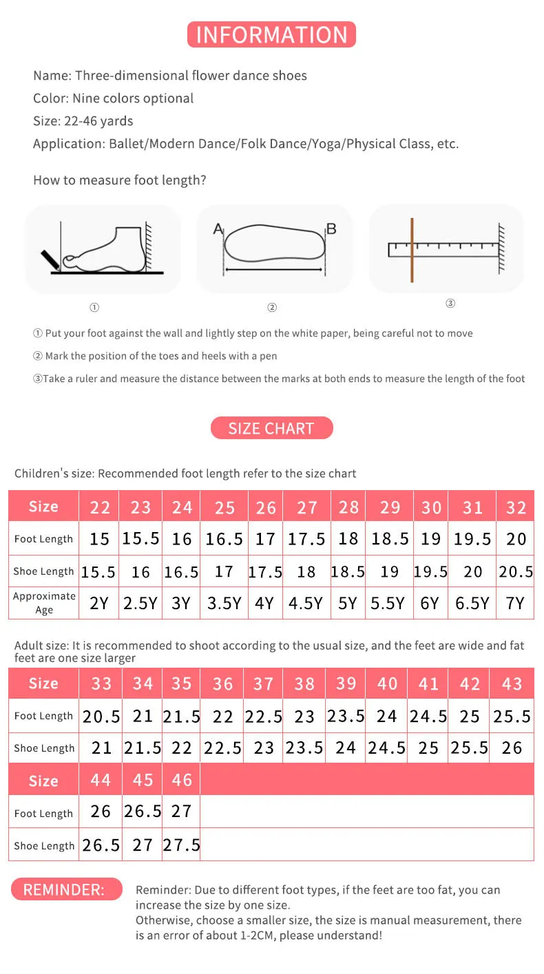 Ballet Soft Sole Exercise Shoes Flower Cat Claw Dance Shoes