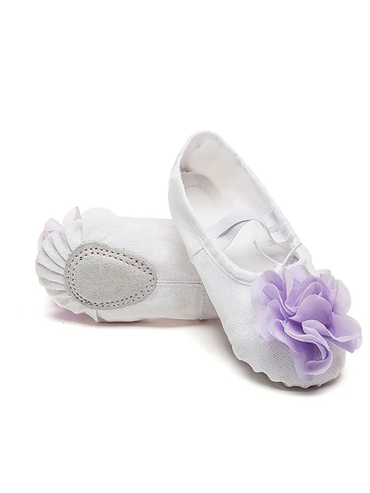 Ballet Soft Sole Exercise Shoes Flower Cat Claw Dance Shoes