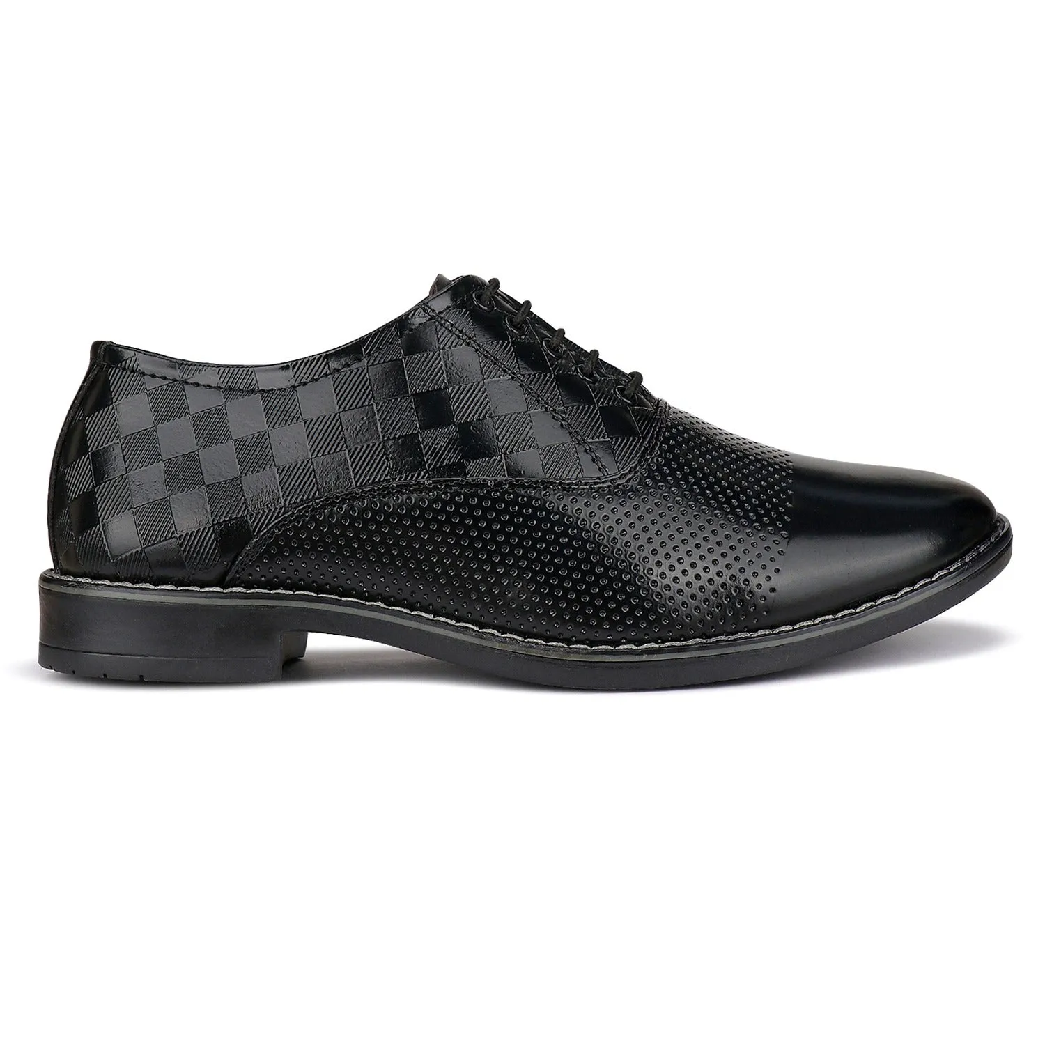 Bersache Comfortable Formal Outdoor Stylish Officewear Partywear Shoes For Men 9095(Black)