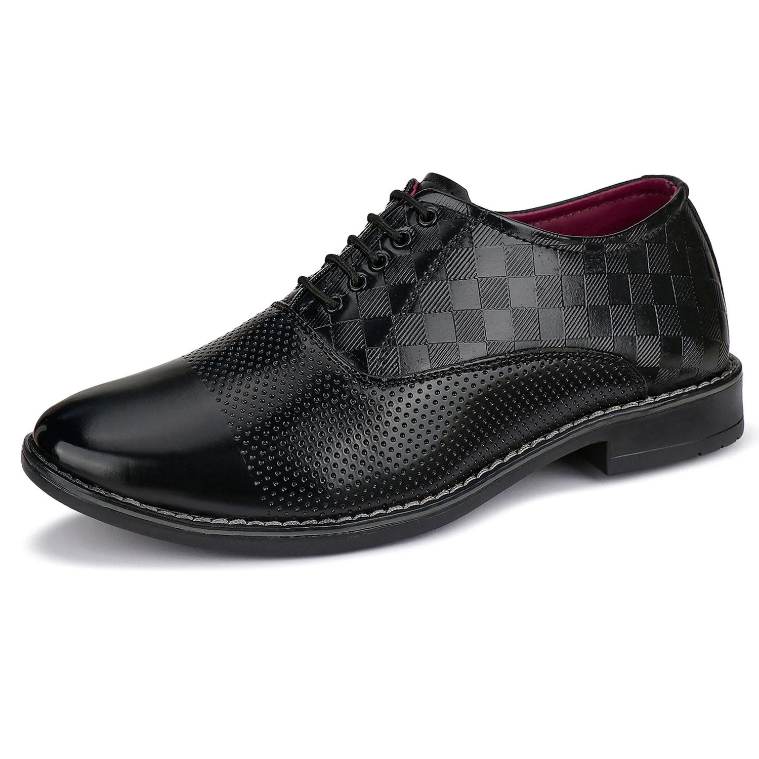 Bersache Comfortable Formal Outdoor Stylish Officewear Partywear Shoes For Men 9095(Black)