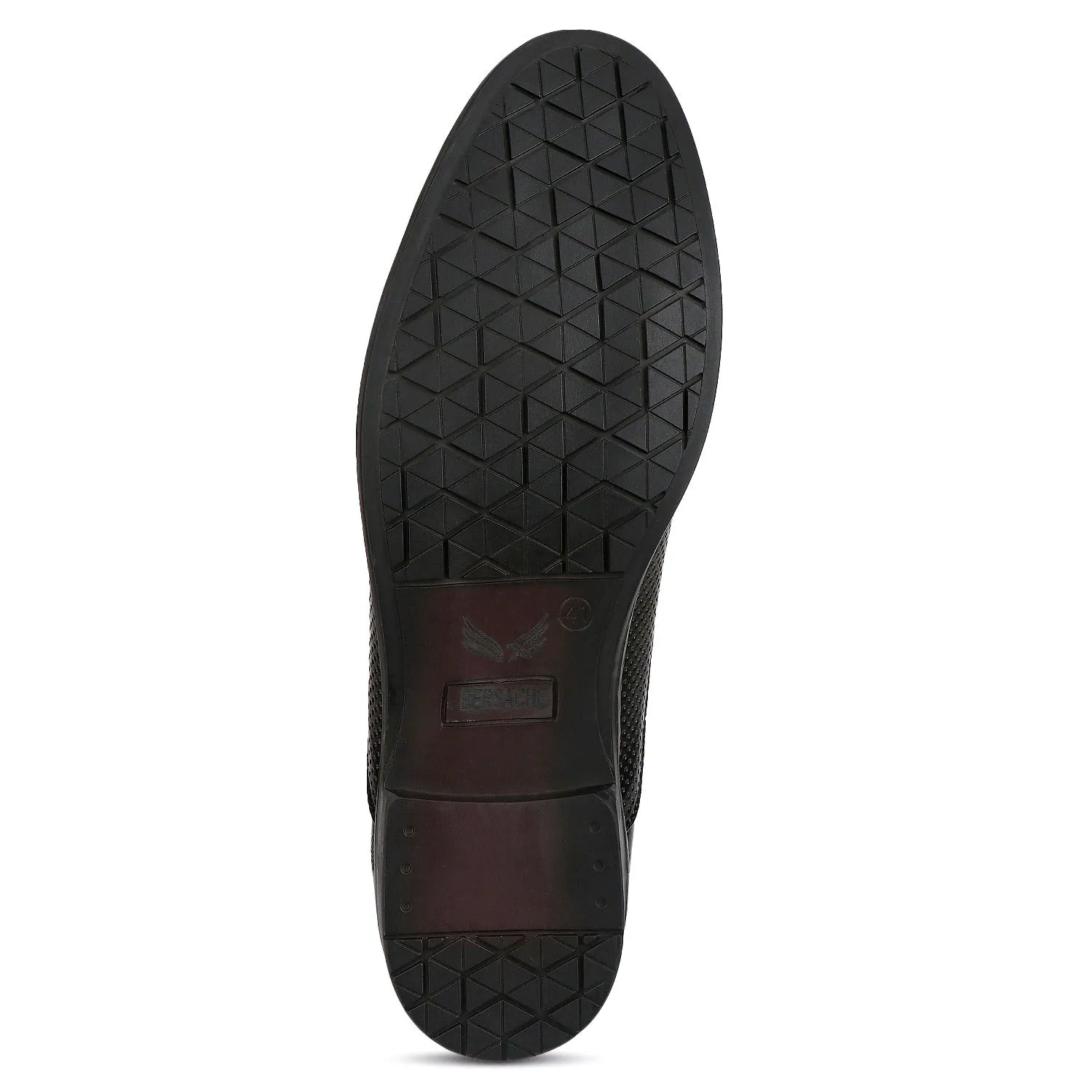 Bersache Comfortable Formal Outdoor Stylish Officewear Partywear Shoes For Men 9095(Black)