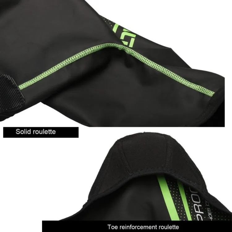 Bicycle Sports Outdoor Cycling Shoe Cover Winter Warm Windproof Waterproof Shoe Cover PU Shoe Cover Cycling Equipment, Size: M(Black Gray)