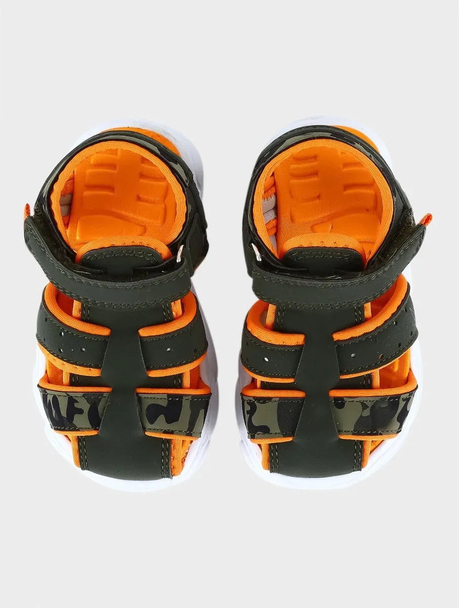 Boys Casual Trekking Summer Sandals - Green