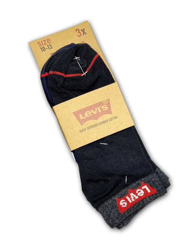Branded Levi's  Cotton Ankle Socks (Pack Of 12 Pairs)