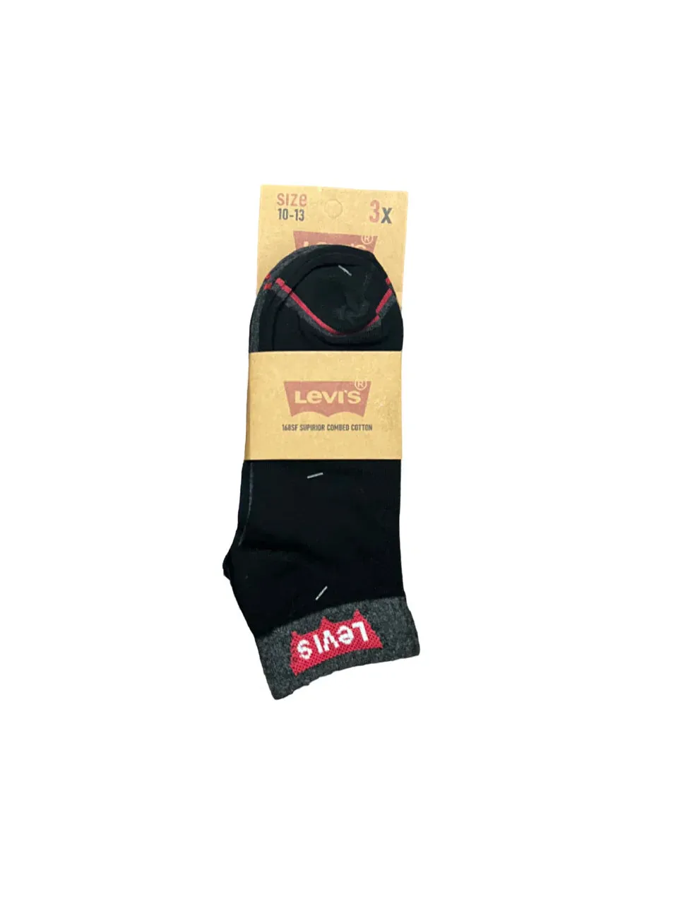 Branded Levi's  Cotton Ankle Socks (Pack Of 12 Pairs)