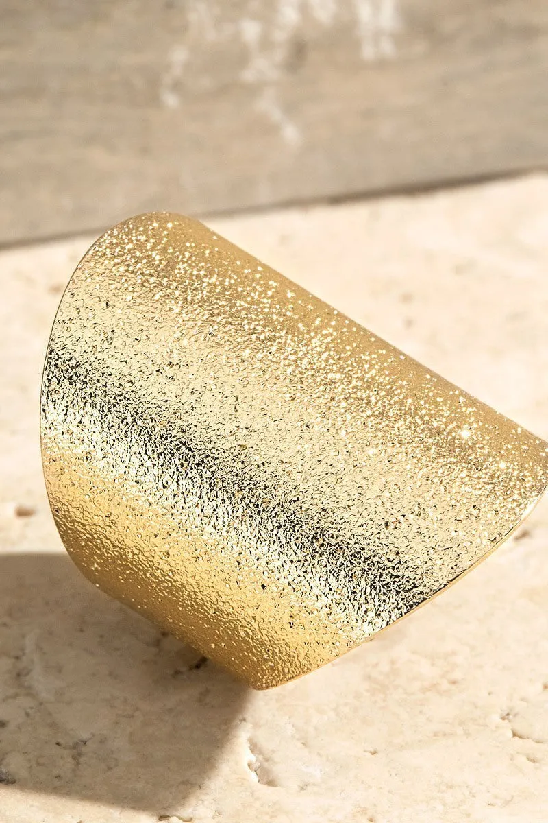 Brass Textured Ring