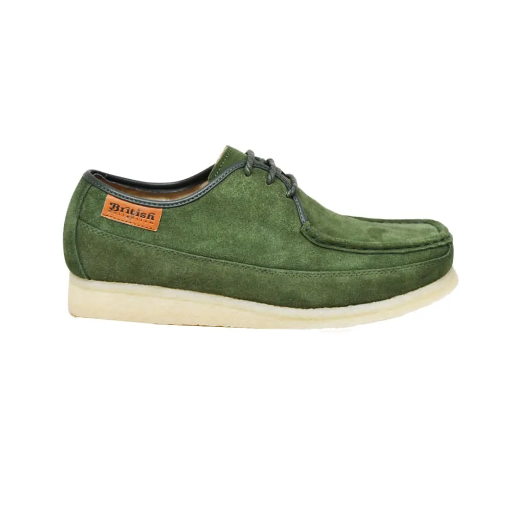 British Walkers Crown Plus Wallabee Low Top Men's Suede Crepe Soles