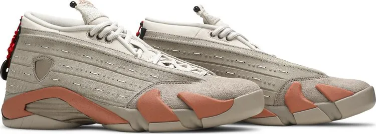 CLOT x Air Jordan 14 Retro Low Terracotta Sneakers, Tan