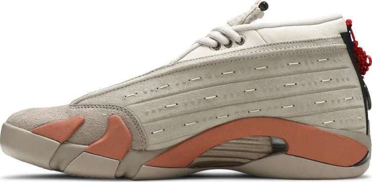 CLOT x Air Jordan 14 Retro Low Terracotta Sneakers, Tan