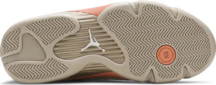 CLOT x Air Jordan 14 Retro Low Terracotta Sneakers, Tan