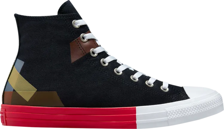 Converse Chuck Taylor All Star High Space Racer Sneakers - Black University Red, black