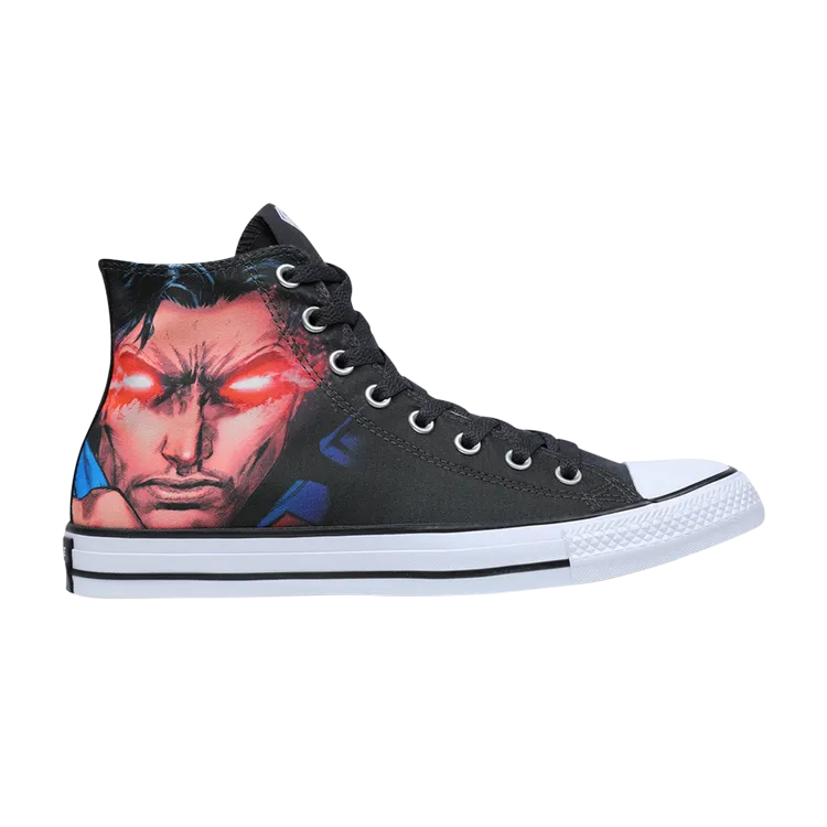 Converse DC Comics x Chuck Taylor All Star Hi 'Superman' Sneakers, Black
