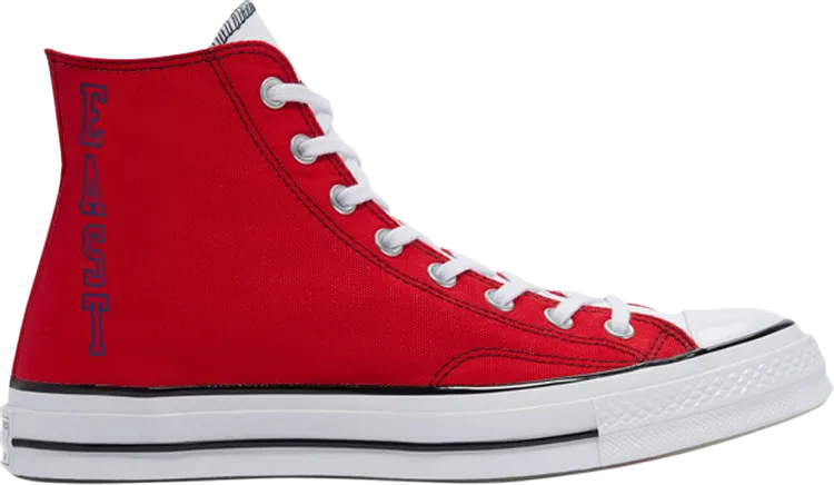 Converse NBA x Chuck 70 High Chicago Bulls Sneakers, Red