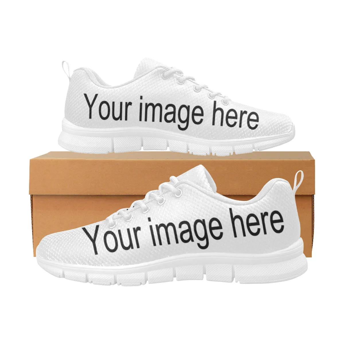 Customizeable Women's Breathable Sneakers (Model 055)