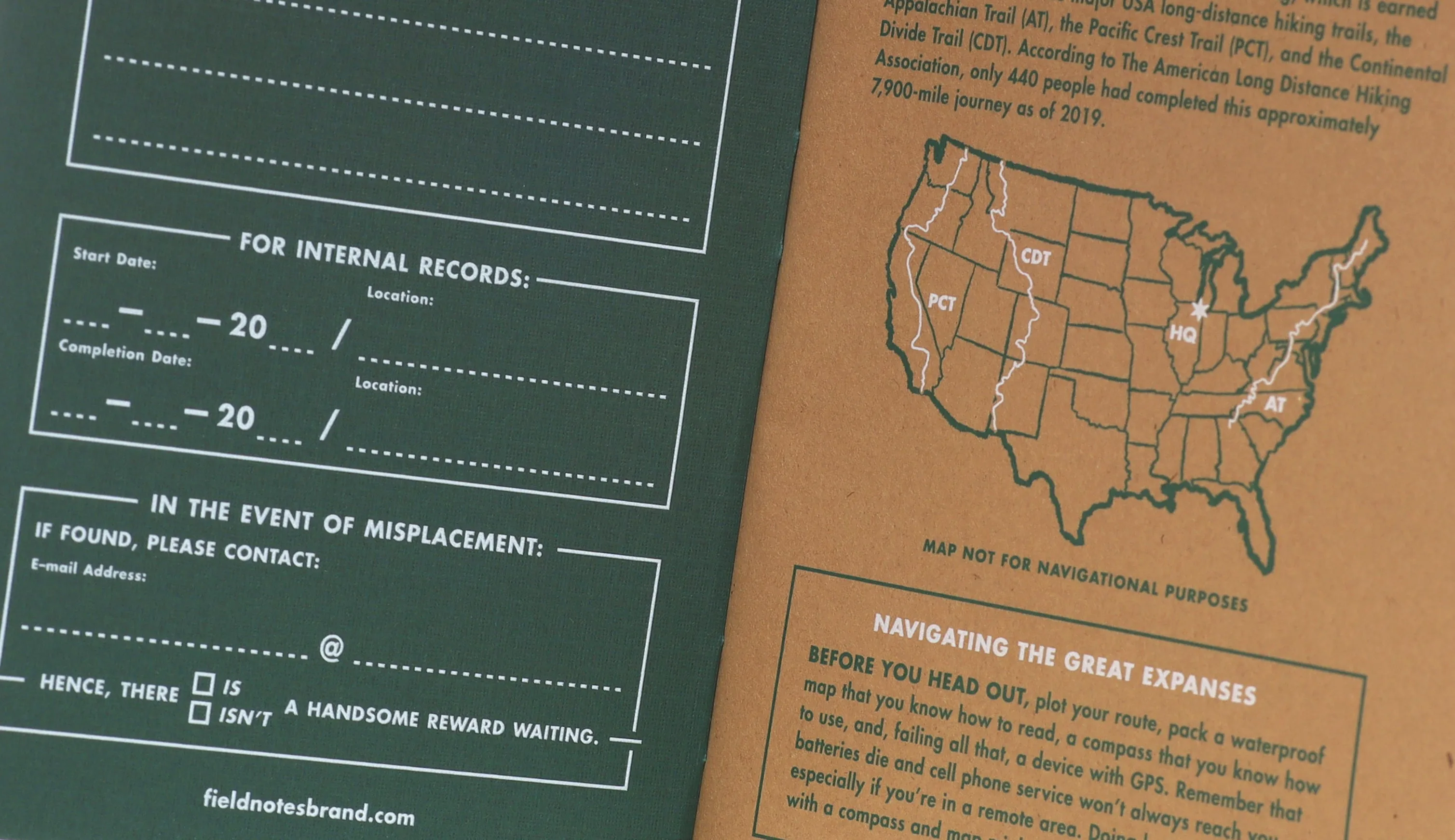 FIELD NOTES - TRAILHEAD