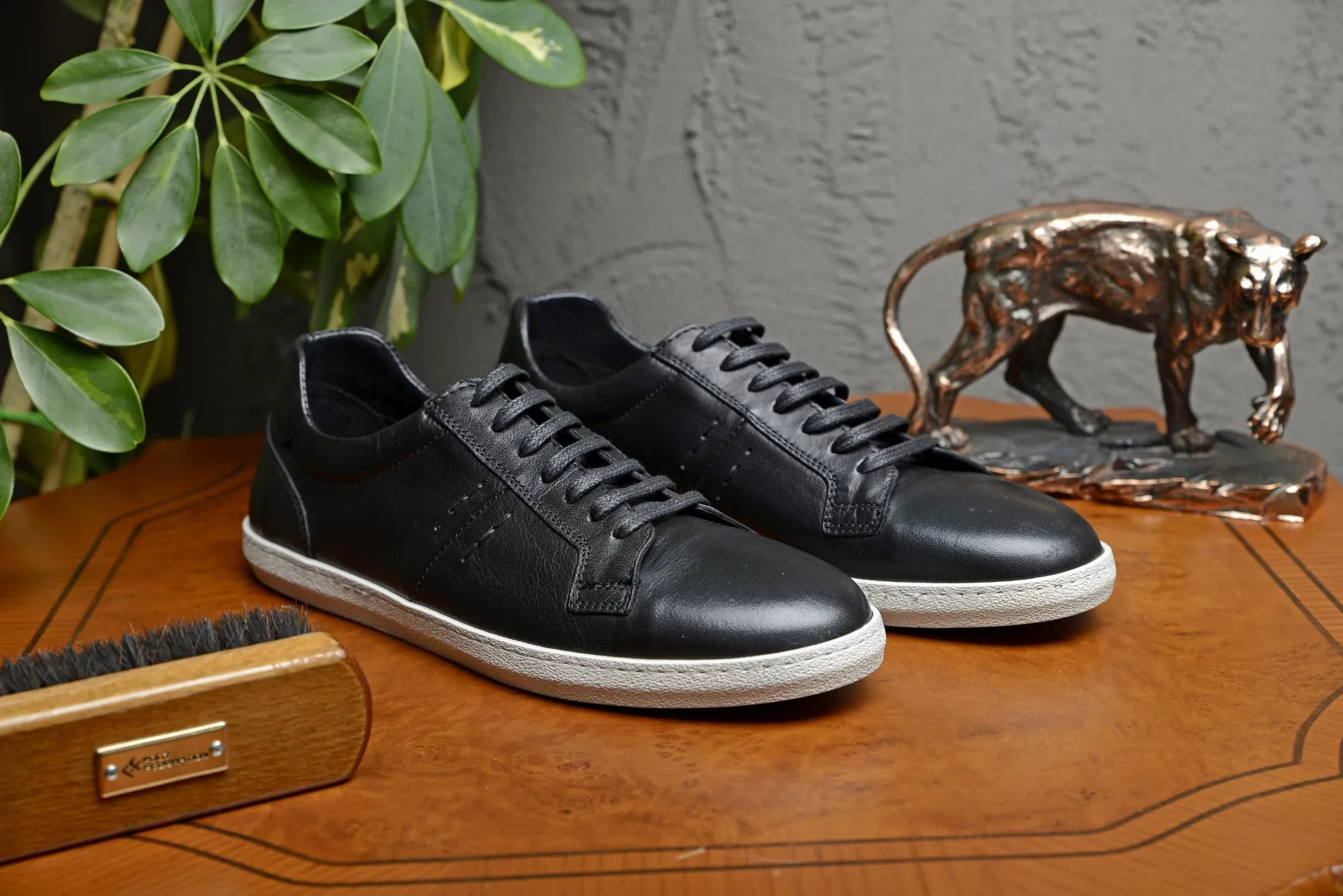 FOOT FEDERATION FAMILY DERBY MENS SNEAKER BLACK